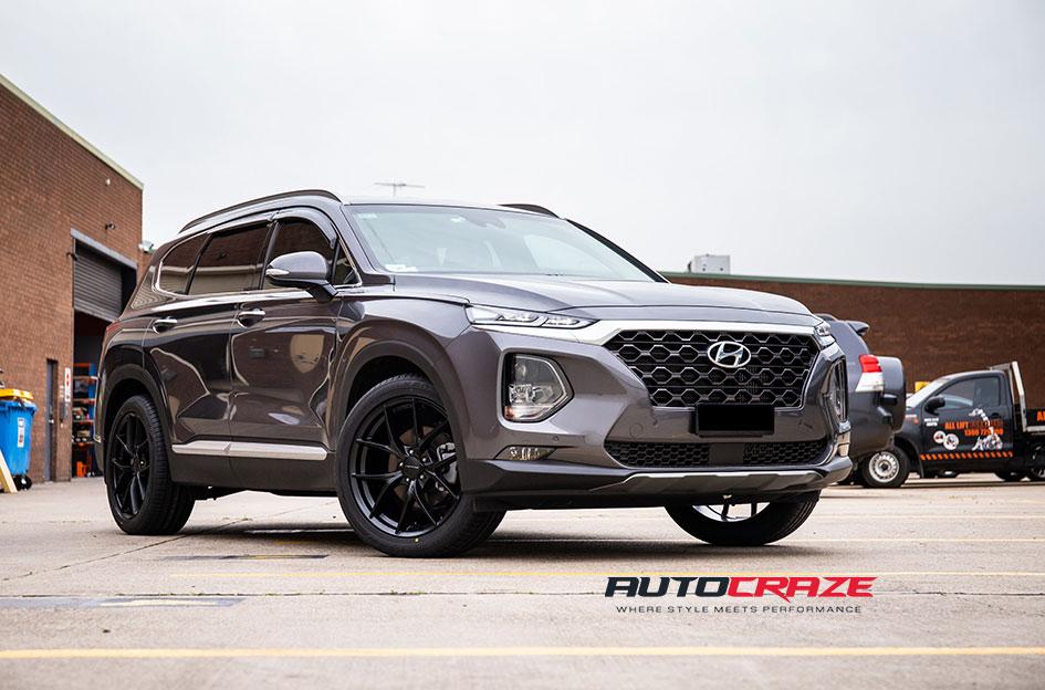 HYUNDAI SANTA FE WISHBONE SATIN BLACK